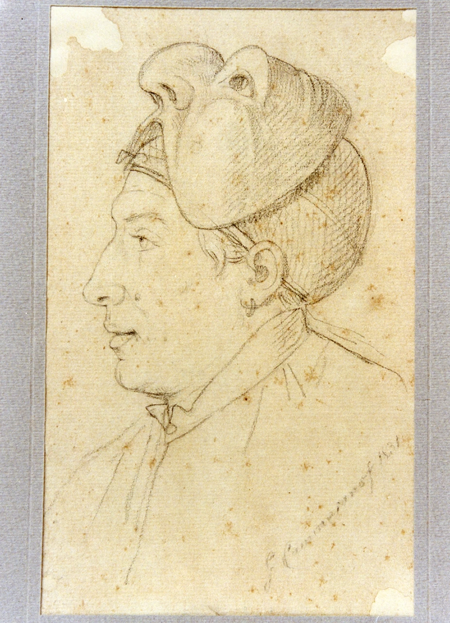 Ritratto di Vincenzo Cammarota di profilo - Certosa di san Martino, Napoli